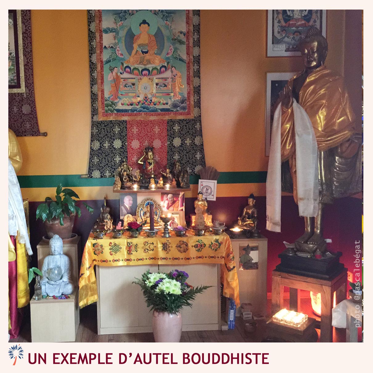 Autel bouddhiste